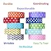 Mudder Washi Masking Tape Polka Dot Washi Tapes Decorative for Scrapbooks, DIY Crafts and Gift Wrapping Office Party Supplies, 10 Rolls
