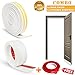 Door Draft Stopper, BESKAY Under Door Sweep Weather Stripping Door Bottom Seal Strip (2