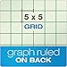 TOPS Engineering Computation Pad, 3-Hole Punched, 8.5 x 11 Inches, 5 Squares per Inch, 100 Sheets, Green, (35510)