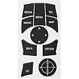 Dash Button Repair Kit for BMW Button Repair Decal Sticker Kit 3 Series F30 F31 F34 E90 E92 E93 5 Series F07 F10 F11 F02 F04 X5 X6 M5 M6