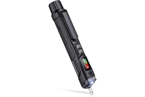 Neoteck Voltage Tester Non Contact Voltage Tester AC 12-1000V/48V-1000V Adjustable Sensitivity Voltage Detector Live/Null Wire Distinguish with LCD Display Buzzer Alarm Wire Breakpoints Finder