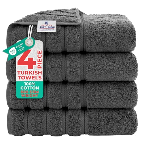 American Soft Linen 4 Piece Bath Towel Set