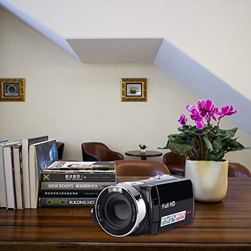 Video Camera Camcorder,Digital Camcorder Recorder with Beauty Face DIS FHD 1080P 24MP 18X Digital Zoom Camcorder 3.0 Inch LCD 270 Degrees Rotatable Screen YouTube Vlogging Camera Rechargeable - Thumbnail 7