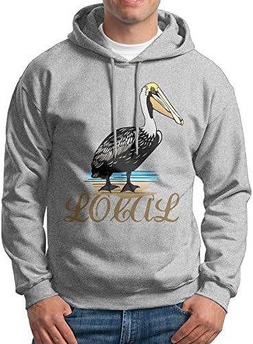 Local Pelican Hoodie Sweatshirts Mens Fleece Sweater Size S