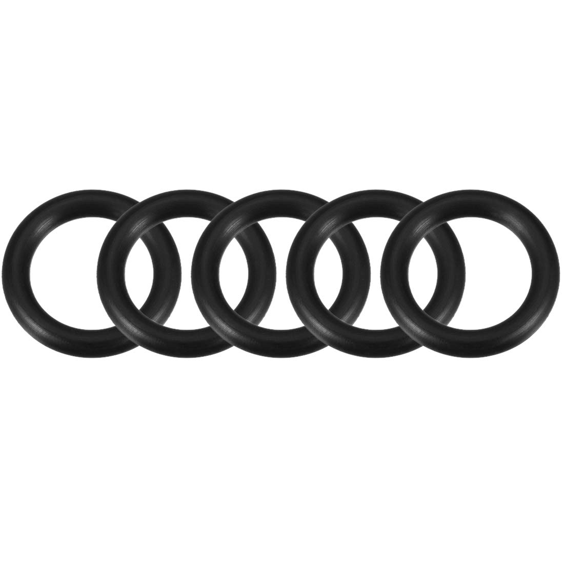 sourcing map Nitrile Rubber O-Rings 29mm OD 22mm ID 3.5mm Width, Metric Nitrile Rubber Sealing Gasket, Pack of 5