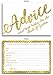 50 Wedding Advice Cards & Well Wishes for the Bride and Groom - Bridal Shower Games, Wedding Games, Wedding Decorations, Wedding Guest Book Alternative