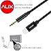 Lightning to 3.5mm Aux Audio Stereo Cable, VIMVIP Male to Male 3ft Nylon Auxiliary Audio Stereo Cable for iPhone 7 / 7 Plus to Car / Home Stereo (Black)