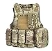 Gharpbik Tactical Vest Training Airsoft CS Vest Molle Camouflage Ultra-light Breathable Adjustable Combat Military