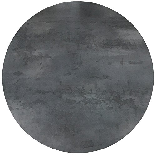 Holland Bar Stool Co. OD36RBlkStl 36" Diameter Black Steel, Season EnduroTop Indoor/Outdoor Table Top - Thumbnail 3