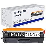 1-Pack TN431BK Black Compatible Toner Cartridge