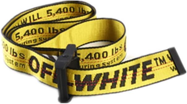 (buy 2 got 3) fashion white belt yellow letter buckle decoration casual black canvas belt Clear jelly belt boys girls men women