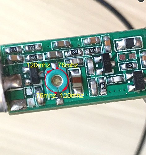 fmuser M01 Micro Mini Audio FM transmitter Wireless transmission PCB Module PLL 76-120MHZ adjustable - Thumbnail 2