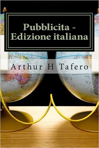 Pubblicita Edizione Italiana Include Piani Di Lezione In Italiano Italian Edition Tafero Arthur H Amazon Com Books