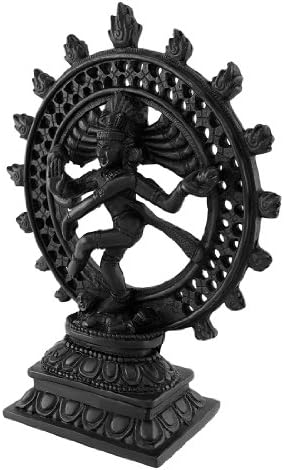 Things2Die4 Nataraja Cosmic Dancer Shiva Hindu God of Destruction Ebony Look Statue