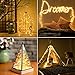 Fairy String Lights 60Led Fairy Lights Battery Operated with Remote Controller,20ft Copper Wire Starry Lights,Ambiance Lighting for Outdoor,Garden,Home,Christmas,Party,Decorations(Warm White,2-Pack))