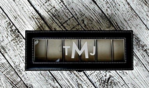 Monogrammed Watch Box for Men