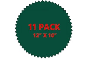 RENLI·TONG RENLITONG Green Heat Transfer Vinyl HTV Bundle : 11 Pack 12inch x 10inch Sheets DIY Iron On for T-Shirt Clothing, Easy to Cut & Weed & Press Design (11 Sheets, Green)