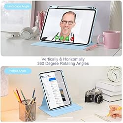 Supveco iPad 10th Generation 2022 Case with Pencil