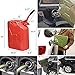 Mytunes 5 Gallon Metal Gas Can, 20l Portable Steel Tank for Fuel Diesel Water with Jerry Can Spout, Gasoline Container with 0.8 Thickness and Anti-Corrosion Coating