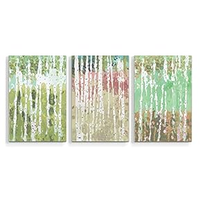 3 Panel Canvas Wall Art Silver Birch Pictures Home Wall Decorations for Bedroom Living Room Paintings Canvas Prints Framed - 16"x24" x 3 Panels