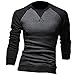 Partiss Mens Contrast Color Pullover T-shirt