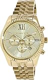 Michael Kors Women's Chronograph Lexington Goldtone Stainless Steel Bracelet Watch