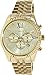 Michael Kors Women's Chronograph Lexington Goldtone Stainless Steel Bracelet Watch