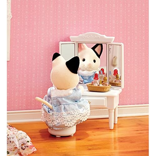 calico critters deluxe floral bedroom set