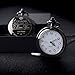 Qise Pocket Watch To My Brother - Love Sister(Love Brother) Necklace Chain From Sister to Brother Gifts with Black Gift Box By