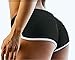 FIRM ABS Women's Tights Capri Yoga Running Workout Leggings Pants, Black/White, Small