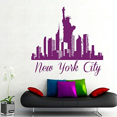 Wall Vinyl Sticker Decals Mural Room Design Art New York Brooklyn Bridge bo1311