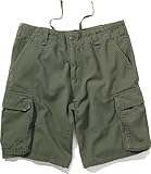 Olive Drab Vintage Paratrooper Army Military Cargo Shorts Size Medium