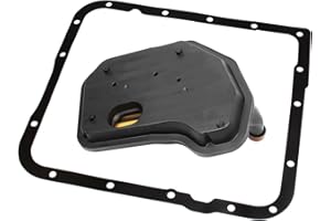 REEOUTDOOR 4L60E Transmission Filter with Gasket Kits Compatible with Chevy T-ahoe B-lazer S-ilverado 1500 2500 G-MC S-avana S-ierra Y-ukon C-adillac B-uick O-ldsmobile P-ontiac, Replaces OE# 24208576, 24208813