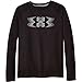 Under Armour Boys' Waffle Crew Top Black / Steel Large