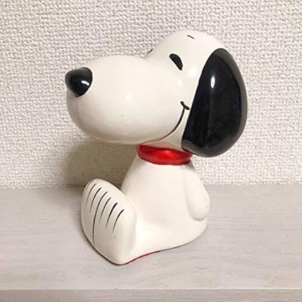 Amazon Co Jp ビンテージ スヌーピー フィギュア 陶器 ペーパーウェイト 置物 ブックエンド ホーム キッチン