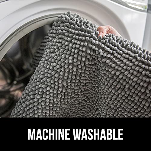 Gorilla Grip Original Luxury Chenille Bath Rug Mat, 24" x 42", Extra