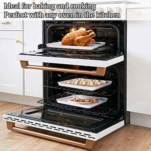 TNELTUEB Baking Sheet & Rack Set (3 Sheets & 3 Racks), Durable