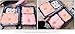 6Pcs Travel Storage Bags Clothes Packing Cubes Luggage Organizer Pouch (pink cherry 2)