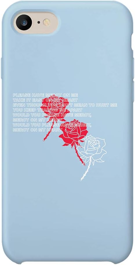 Shawn Mendes Quote Romantic Roses Phone Case Cover Compatible With For iPhone 6/6s Present Christmas For Him Her Smartphone Cellphone Protection Hard PC