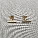 14k Yellow, White or Rose Gold Wire Bar Earrings