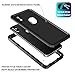 SNOWFOX iPhone Xs/iPhone X Waterproof Case, Underwater Full Sealed Cover IP68 Certified for Waterproof Snowproof Shockproof and Dustproof with Built-in Screen Protector for iPhone X/Xs (Black)