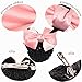 Xuanli 6 Pcs Hair Womens Lady Lace Bow Bowknot Mesh Elastic Snood Net Bun Cover Net Professional Headdress Flower Hair Clips (C002)