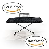 Interpro Dust Cover for 61 Keys Keyboard in Black - Size: 3"(H) x 38"(W) x 14.5"(D).