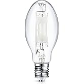 Rossesay 1 Pack 400watts Mh400/u/mog M59 Metal Halide Lamp | 400w, Probe Start, Mogul Base (e39), Ed28, Lighting 36000lumen, 4000k, Clear Finish, Outdoor Light Bulb, 12000 Hour Span Life