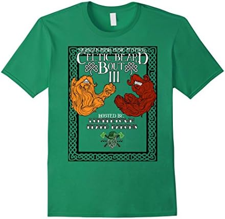Mens Celtic Beard Bout III Shirts 3XL Kelly Green