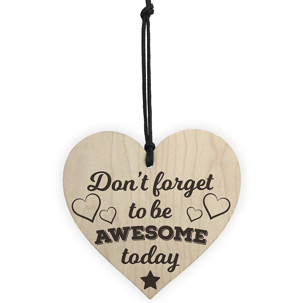 Amazon Com Amaping Letter Print Wooden Hanging Pendant Sweet