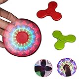 Bluelans Fidget LED Rainbow Light Color Change Hand Spinner Tri Fidget EDC Toy (Random Color)