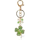 LuckGift|Flower Keychain for Women, Cute Tassel Flower Bag Charm, Fashion Good Luck Key Ring, Birthday Holiday Gift