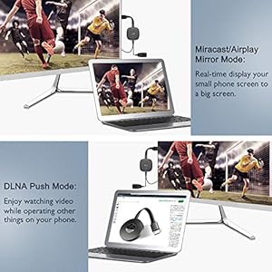 YEHUA Wireless Display Dongle 4K Wireless HDMI Adpater Supporto Display WiFi Supporto Miracast Airplay DLNA per Android… - immagine 4