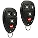 Car Key Fob Keyless Entry Remote fits Chevy, Cadillac, GMC, Buick, Saturn (Set of 2)